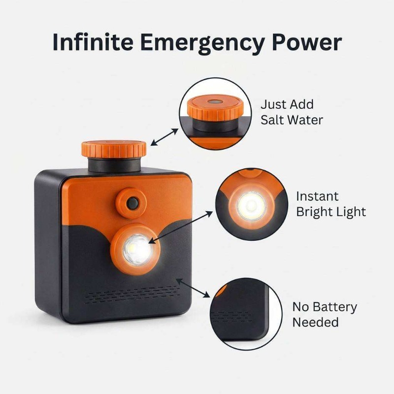 Lampa solna – latarka zasilana – Power Outage Light recenzja i cena